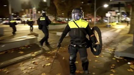 Die Amsterdamer Polizei.