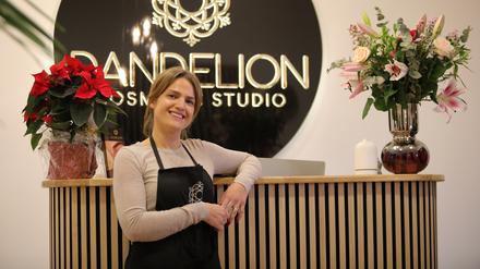 Rebekka Jovicic führt den Kosmetiksalon „Dandelion | Cosmetic Studio“ in Potsdam.