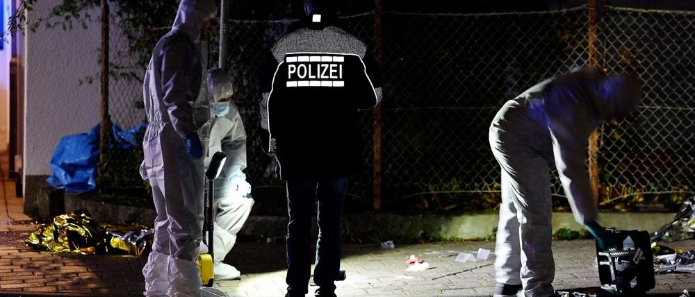 In Göppingen ist es am Montagabend ein Mann durch Stiche tödlich verletzt worden.