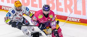 Liam Kirk (vorne) reifte in Sheffield zum besten Eishockeyspieler seines Landes.
