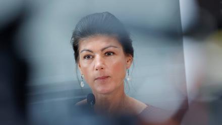 Sahra Wagenknecht, Vorsitzende der nach ihr benannten Partei BSW