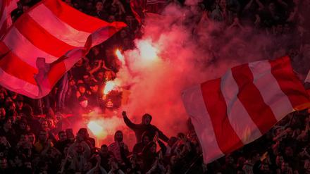 Die Fans von Roter Stern Belgrad 