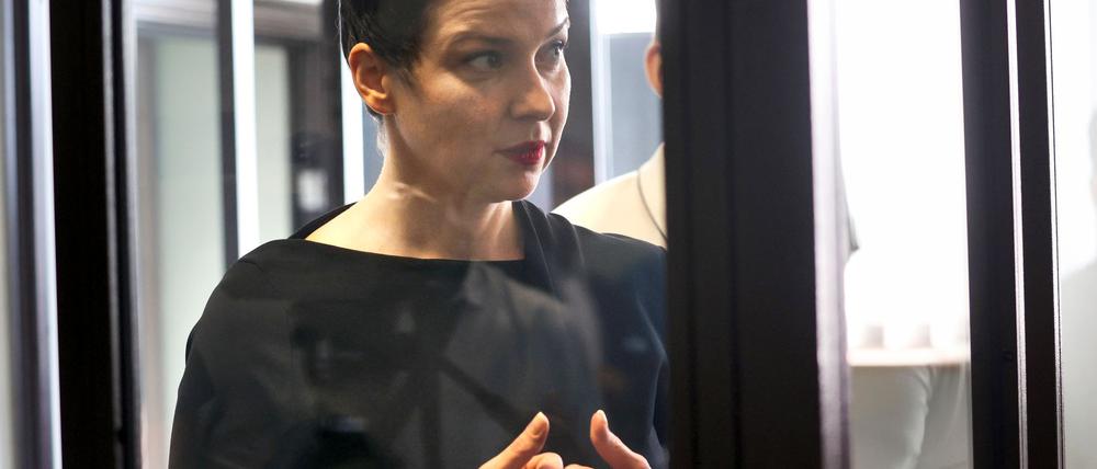 Kolesnikowa gehörte zu den Anführerinnen der landesweiten Proteste nach der von beispiellosen Manipulationsvorwürfen überschatteten Präsidentenwahl 2020 und wurde zu einer elfjährigen Haftstrafe verurteilt. (Archivbild)