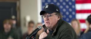 Filmemacher Michael Moore ist in den USA auch durch seine Podcasts und viele öffentliche Auftritte bekannt.