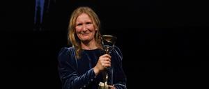 Samantha Harvey am Abend der Booker Prize-Verleihung in London.