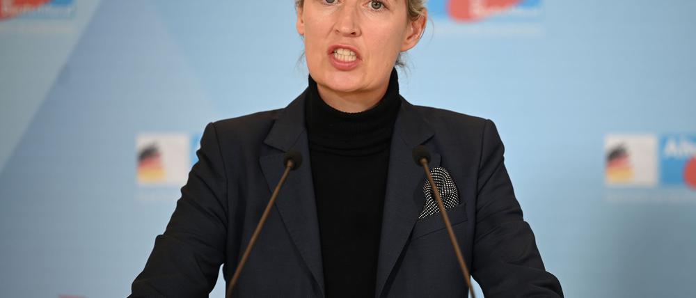 Die AfD wird aktuell als rechtsextremistischer Verdachtsfall vom Verfassungsschutz beobachtet. Alice Weidel will die Partei als Kanzlerkandidatin in den Bundestagswahlkampf führen. (Archivfoto)