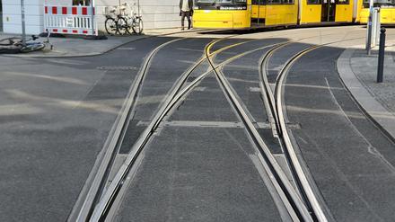Straßenbahngleise (Symbolbild)