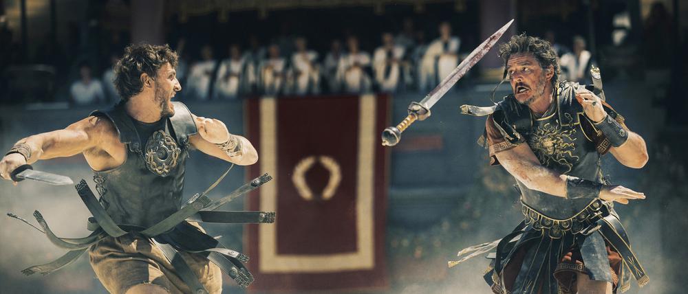 Paul Mescal und Pedro Pascal in „Gladiator II“
