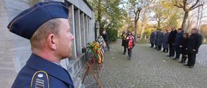 Auch auf dem Neuen Friedhof in Potsdam wird dieses Jahr am Volkstrauertag wieder ein Kranz niedergelegt.
