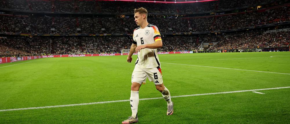 Joshua Kimmich trägt die Kapitänsbinde mit der Erfahrung von 95 Länderspielen.