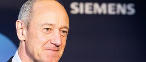 Siemens-Chef Roland Busch freute sich über einen Rekordgewinn.