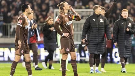 Jackson Irvine vom FC St. Pauli nach dem Bundesliga-Spiel gegen den FC Bayern München am 9. November.