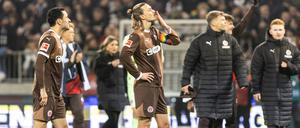 Jackson Irvine vom FC St. Pauli nach dem Bundesliga-Spiel gegen den FC Bayern München am 9. November.