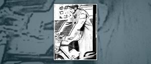 Die Berliner Polizei sucht mit einem Bild aus einer Überwachungskamera nach einer Radfahrerin, die im Sommer in Schöneberg einen BVG-Busfahrer zu einer Gefahrenbremsung gezwungen haben soll.