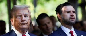 „America First“ ist ihr Grundsatz in der Außenpolitik: der künftige US-Präsident Donald Trump und sein Vize JD Vance.