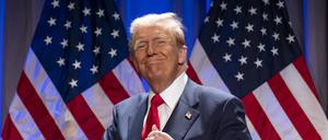 Donald Trump, designierter Präsident der USA, bei einem Treffen mit dem Kongresskomitee der Republikaner.