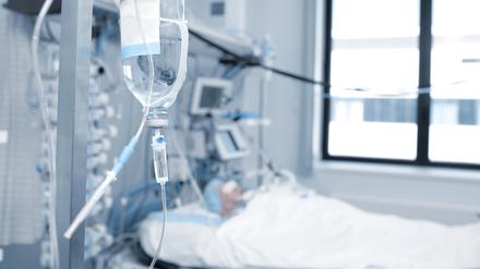 Patient auf der Intensivstation