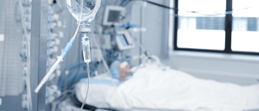 Patient auf der Intensivstation