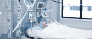 Patient auf der Intensivstation