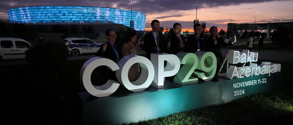 Auch viele Lobbyisten sind angereist zur COP29 in Baku.