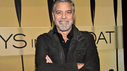 George Clooney stimmt mit einem Schwarz-Weiß-Trailer auf sein Broadway-Debüt ein. (Archivbild) 