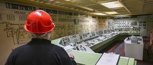 Die Warte der Wasseraufbereitung im Kernkraftwerk Rheinsberg. 
