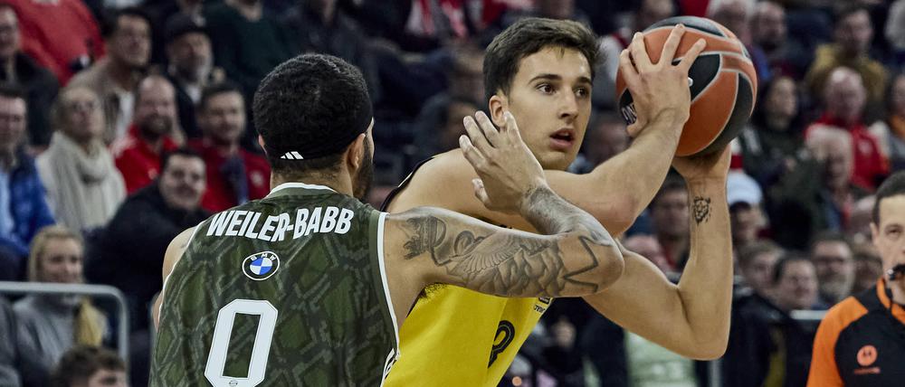 Rückkehrer Matteo Spagnolo (r.) belebte das Berliner Spiel.