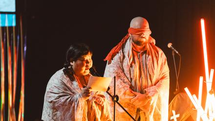 Gwangju Biennale, Eröffnung Deutscher Pavillon, Performance "Campfire" Foto: Gwangju Biennale, Platform München