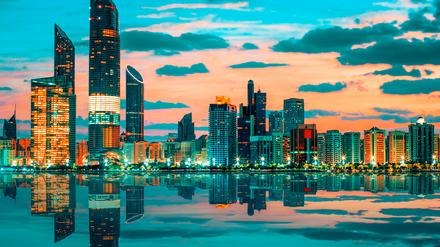 Abu Dhabi ist die Hauptstadt der Vereinigten Arabischen Emirate.