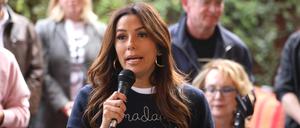 In Phoenix warb Schauspielerin Eva Longoria am 3. November 2024 für die US-Demokratin Kamala Harris. 