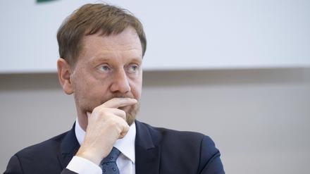 Mann ohne Mehrheit: Michael Kretschmer braucht die Stimmen von anderen Parteien. 