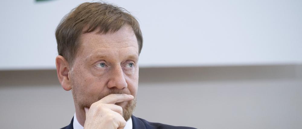 Mann ohne Mehrheit: Michael Kretschmer braucht die Stimmen von anderen Parteien.