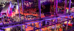 Wer kutschiert künftig die Stars? Der Berlinale-Palast mit der Vorfahrt für die  VIP-Shuttles.  