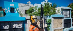 Ein Gangmitglied in Haiti.