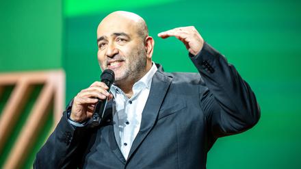 Mit einer emotionalen Rede verabschiedete sich Omid Nouripour als Grünen-Vorsitzender. 