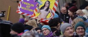 Bei einer Demonstration war vor massiven Kürzungen im Kulturbereich gewarnt worden.