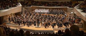 Das Deutsche Symphonie-Orchester Berlin in der Philharmonie.