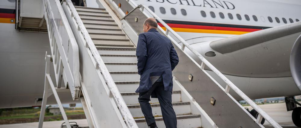 Bundeskanzler Olaf Scholz (SPD) reist zum G20. (Archivbild)