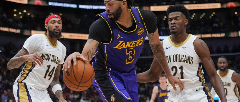 Anthony Davis erzielte schon wieder mindestens 30 Punkte für die Lakers.