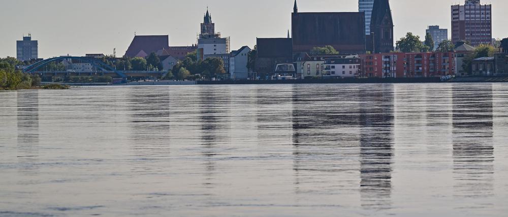 Das Hochwasser hinterließ an den Hochwasserschutzanlagen vergleichsweise geringe Schäden. (Archivbild)