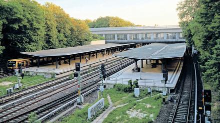 Der S-Bahnhof Westkreuz in Charlottenburg.