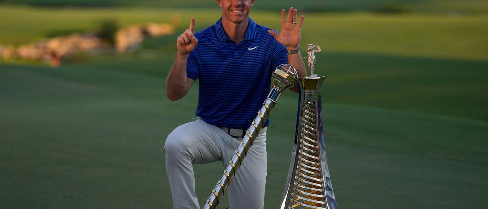 Rory McIlroy hat zum sechsten Mal die Gesamtwertung der DP World Tour gewonnen.