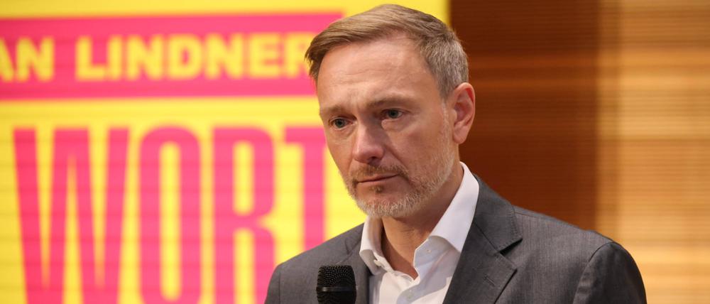 FDP-Chef Christian Lindner – hier bei einem Bürgergespräch am Samstag in Berlin – soll den Bruch der Regierung akribisch vorbereitet haben.