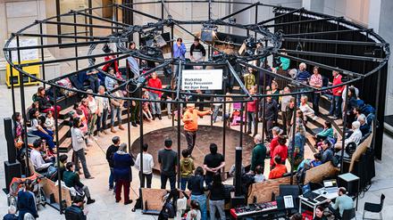 „Vielstimmig“ hieß das Chorfestival, das am Wochenende im Humboldt-Forum stattfand.