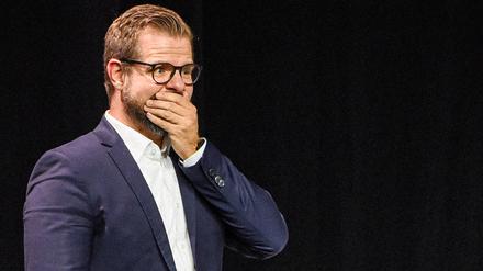 Fabian Drescher war von der Zustimmung der Mitglieder sichtbar überwältigt.