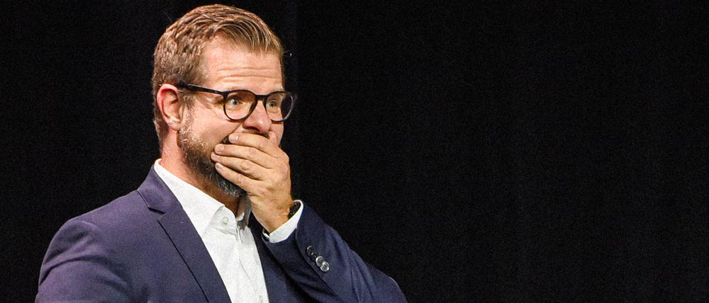 Fabian Drescher war von der Zustimmung der Mitglieder sichtbar überwältigt.