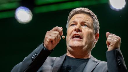 Auf Distanz zu Bundeskanzler Olaf Scholz: Grünen-Spitzenkandidat Robert Habeck.