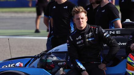 Erst mal draußen. Mick Schumacher.