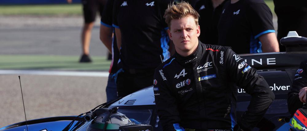 Erst mal draußen. Mick Schumacher.