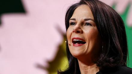 Annalena Barbock am 17. November auf dem Grünen-Parteitag.